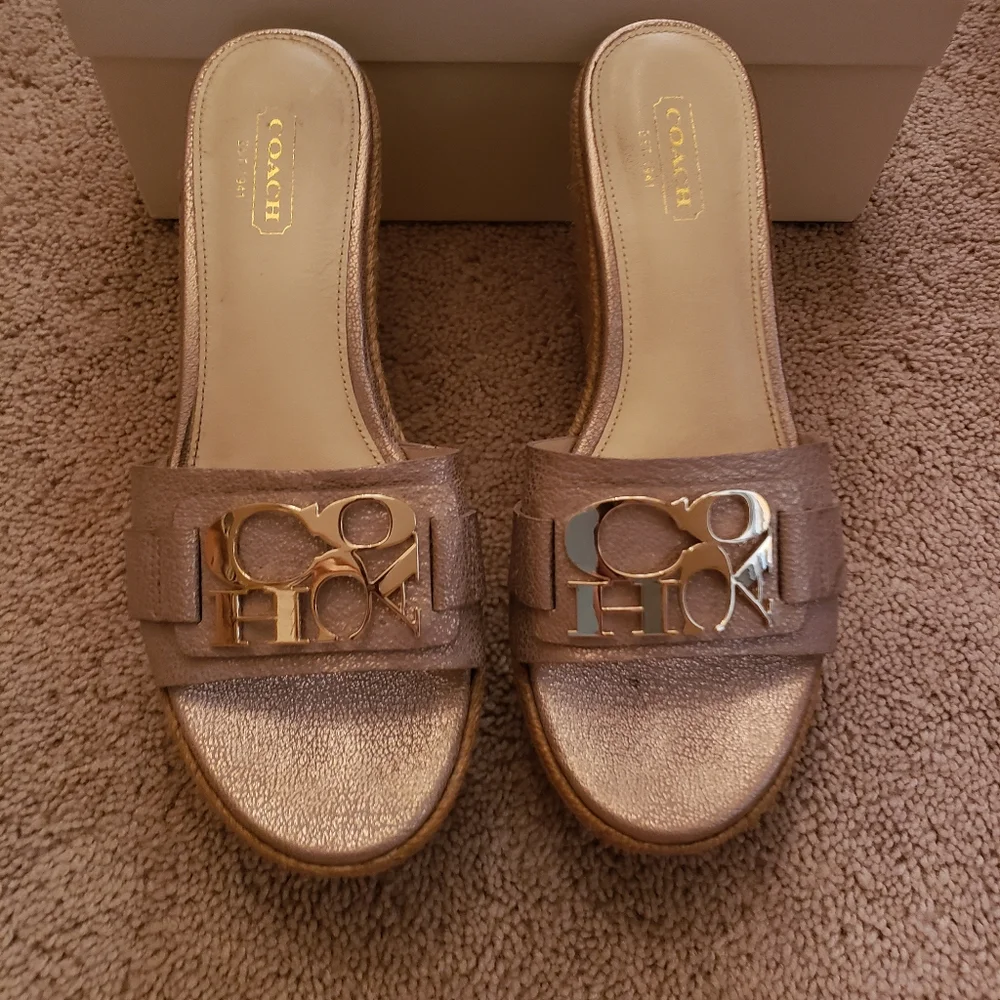 Coach women's wedge shoes